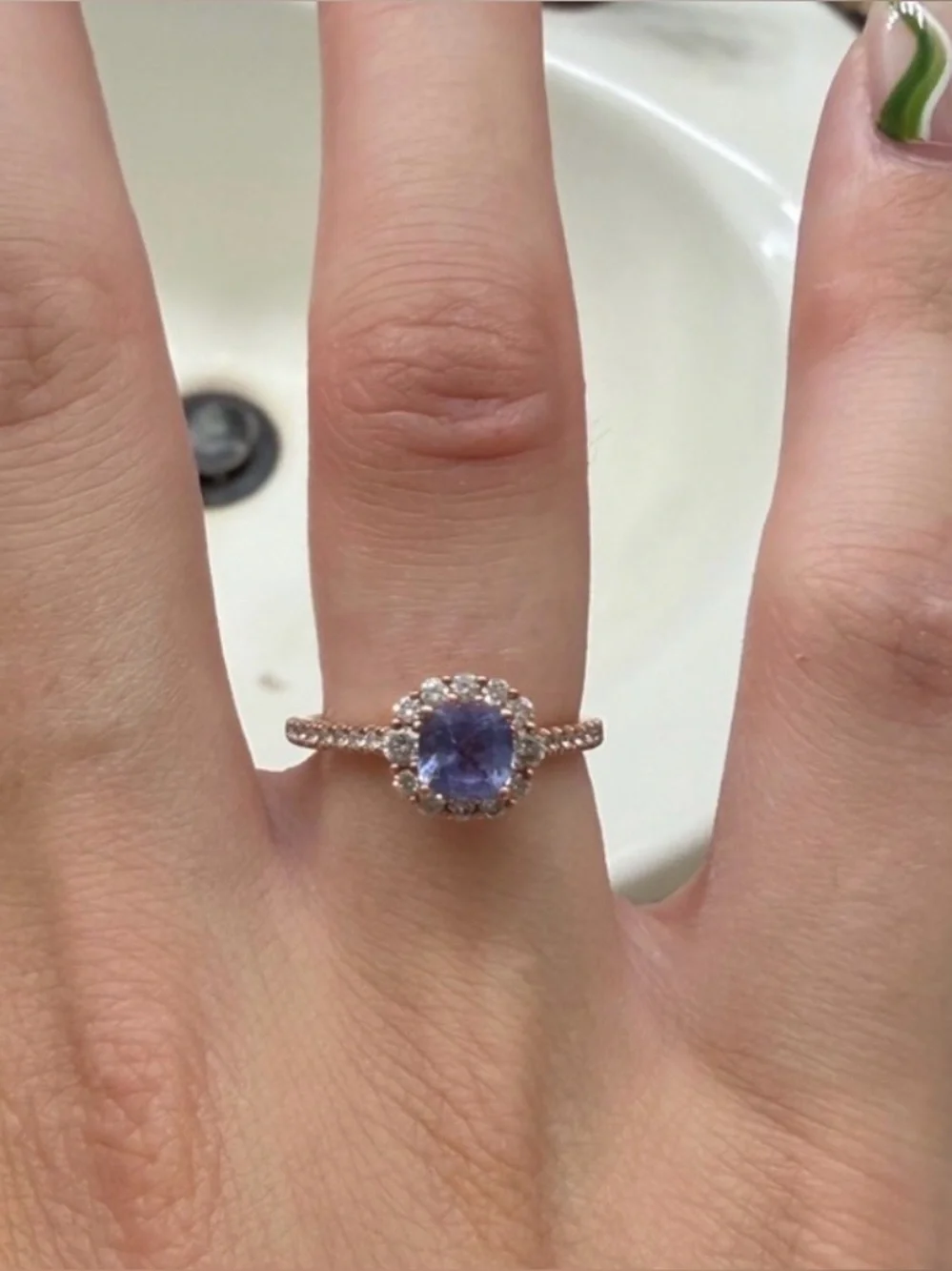 Amethyst ring size 5